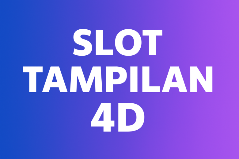 slot tampilan 4d sensasi visual mantap pola cuan modern
